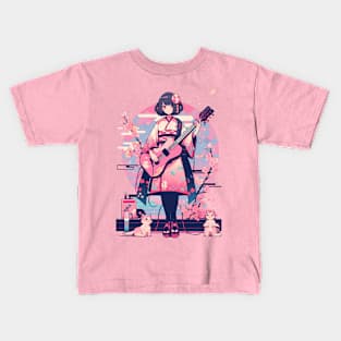 Guitar Girl # 1 Kids T-Shirt